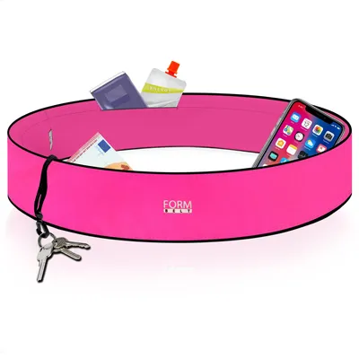Produktbild von Formbelt Multifunktionaler Laufgürtel, Universelle Handy Lauftasche für Laufen, Jogging, Fitness & Sport-Pink-XL