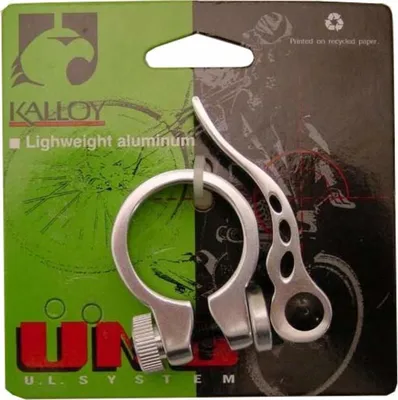 Image de Kalloy Hzb uno serrage de selle à libération rapide rapide Alu Silver 28,6 mm