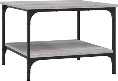 Produktbild von vidaXL Couchtisch Grau Sonoma 55x55x40 cm Holzwerkstoff
