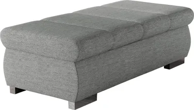 Produktbild von MIRJAN24 Polsterhocker Bangkok Groß, Moderne Sitzhocker vom Hersteller, Holzkonstruktion, 120x60x39 cm (Farbe: Rico 12)