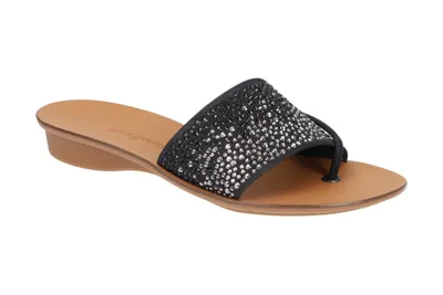 Produktbild von Paul Green 6049 Damen Pantoletten - Zehentrenner Pantolette blau NEU