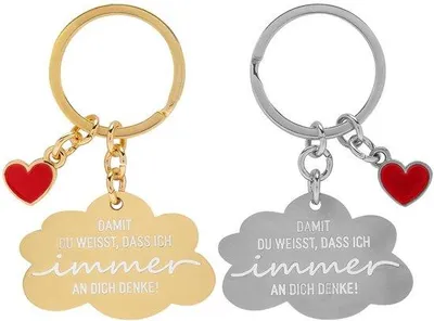 Image de Porte-clés Motif "PENSÉE"