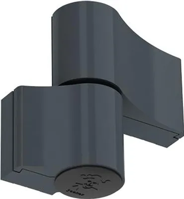 Produktbild von NAJDER Aluminium-Türscharnier - Jocker Typ - Aufschraubband - Doppelscharnier - Scharnier - für Türen - 1 Stück - Montageabstand 67mm - Anthrazit RAL 7016