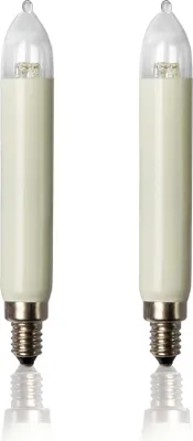 Produktbild von Hellum Schaftkerze-LED für I/A E10 12-16V 2 Stk; 902044