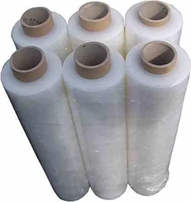 Produktbild von 6 Rollen Stretchfolie 500mm x 275m Verpackungsfolie 23µm Wickelfolie transparent