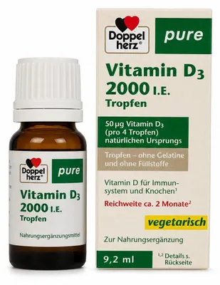 Produktbild von DH pure Vitamin D 2000 I.E.Tropfen