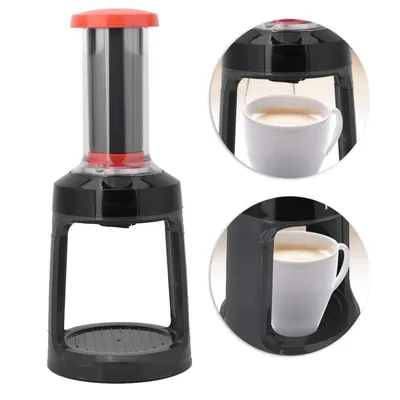 FORSMANO Manuelle Kaffeepresse,  Kaffeepresse, Handbetriebene Kaffeemaschine für Zuhause, Büro und Reisen, für Kapseln & Kaffeepulver