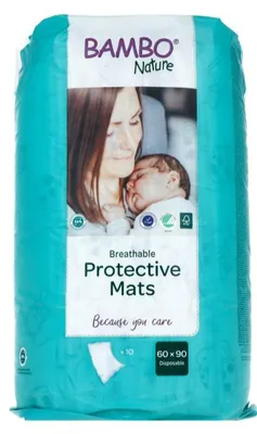 Productafbeelding van Bambo Nature Bambo Protective Mats 60x90 (10 stuks)
