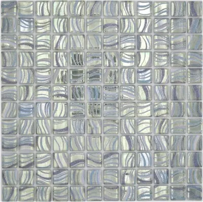 Produktbild von Mosaikfliese Poolmosaik Schwimmbadmosaik hellgrünlich bläulich metallisch Dusche Wand SPAIN - MOS220-78256U_f