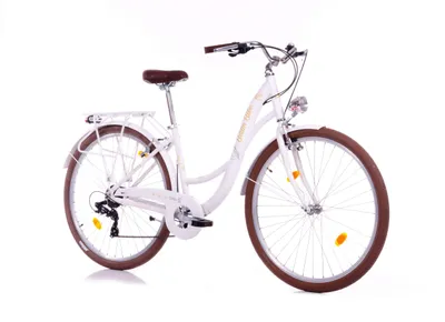 Produktbild von Cityrad Bella 2 – 28 Zoll Damen Hollandrad mit Shimano 7-Gang - Weiß
