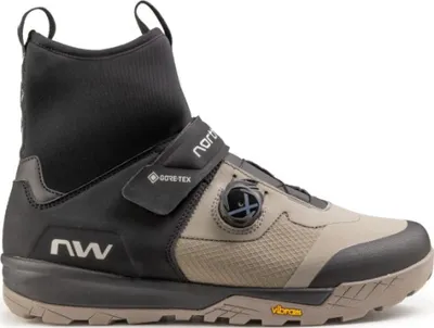 Zdjęcie produktu dla Buty kolarskie NORTHWAVE - KINGROCK PLUS GTX - czarny/brązowy 45