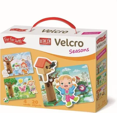 Obrázek produktu pro PEXI Velcro skládačky - Roční období (Seasons)