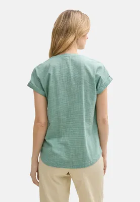 Produktbild von Tom Tailor Bluse dünnes Kurzarmshirt