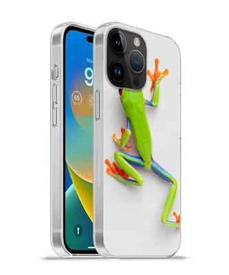 Produktbild von MuchoWow® Handyhülle Schutzhülle Hülle für Apple iPhone 14 Pro Max Frosch - Tiere - Grün Silikon Softcase Handy Hülle - Hardcover