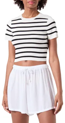 Productafbeelding van Tommy Hilfiger dames shorts, strandshort, kort model, wit (White), maat L