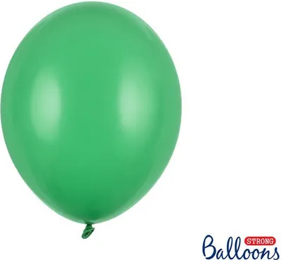 Produktbild von Starke Latexballons, Grün, Pastell-Smaragdgrün, 30 cm, 100 Stück.