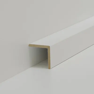Produktbild von B.S. Bauprogramm Winkelleiste 250 cm 40 x 40 mm weiß