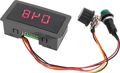 Zdjęcie produktu dla Uniwersalny cyfrowy regulator prędkości 6 V, 12 V, 24 V bez pokrętła – regulowany – wyświetlacz cyfrowy