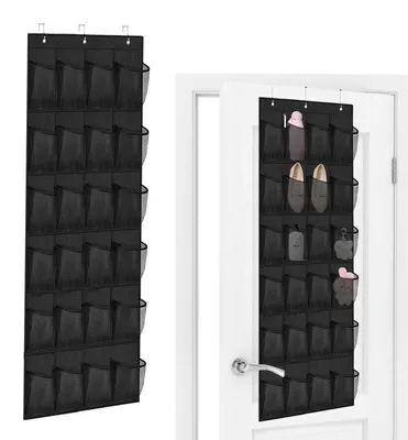 Imagen del producto de Organizador de zapatos colgante con 24 compartimentos