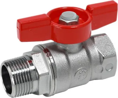 Obrázek produktu pro Kohout kulový Giacomini červený motýl, 1/2˝