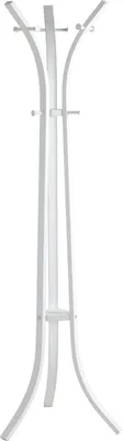 Kleiderständer aus Metall, weiß, H 177 cm, Ø 45 cm