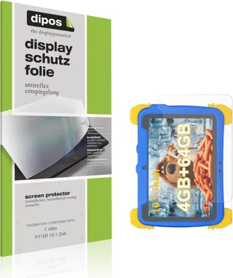 Image de 2x Film de protection d'écran pour C idea P1100 10.1 Zoll protecteur antireflet dipos
