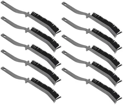 Produktbild von 10er-Set Fugenreinigungsbürsten – Multifunktionales Reinigungswerkzeug mit harten Borsten und langem Stiel für schwer zugängliche Stellen in der Küche