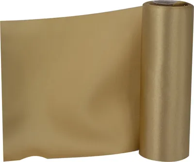 Zdjęcie produktu dla Wstążka satynowa szeroka złota 16 cm, 9 metrów