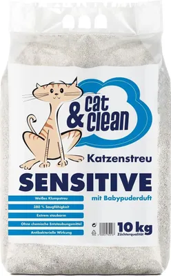 Produktbild von 10 kg Cat & Clean® Sensitive mit Babypuderduft