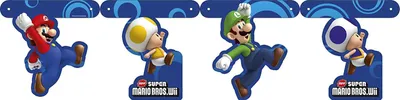 Produktbild von Super Mario Girlande