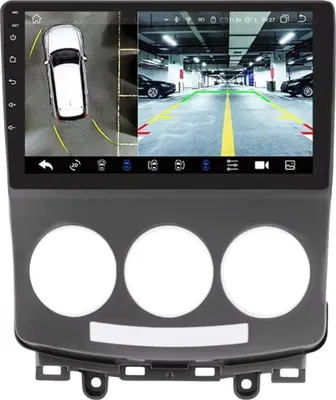Obrázek produktu pro Autorádio s Bluetooth a kamerou – CarPlay – Pro Mazda 5 (2005–2010) – Kompatibilní s Apple a Android – Stereo systém – Navigace – Navigační systém