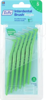 Produktbild von TePe Angle 0,8 mm Interdentalbürsten 6 Stk.
