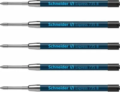 Produktbild von Schneider Kugelschreiber Mine Express B 5er-Set schwarz