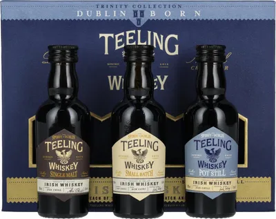 Produktbild von Teeling Whiskey TRINITY PACK Irish Whiskey 46% Vol. 3x0,05l