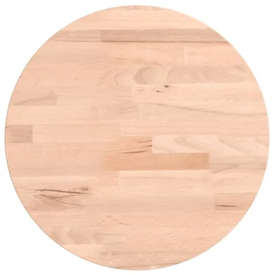 Produktbild von vidaXL Tischplatte Ø30x2,5 cm Rund Massivholz Buche