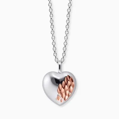 Produktbild von Engelsrufer Halskette Damen ERN-WITHLOVE-04-BIR Herzen bicolor