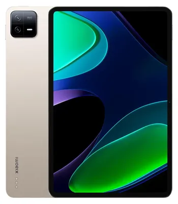 Obrázek produktu pro Tablet Pad 6, 11 palců, 6 GB RAM + 128 GB úložiště, rozlišení 2880 x 1800, displej 144 Hz, baterie 8840 mAh, Wi-Fi, zlatá barva