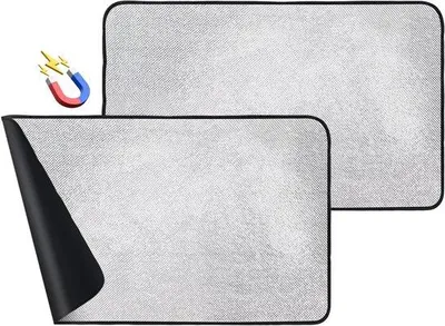 Produktbild von Famanu Magnetische Auto-Sonnenschutz - Verdunkelndes Set - 90 x 52 cm - 2 Stück