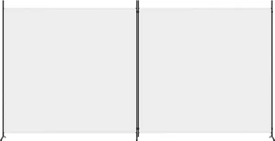 A white room divider or paravent is shown against a white background.