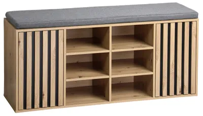 Produktbild von KESPER Schuhschrank mit Sitzfläche, modernes Schuhregal für den Flur, 103 x 29,5 x 48 cm