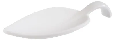 Produktbild von APS 83887 Fingerfoodlöffel LEAF, Melamin, 10 x 4,5 cm, Höhe 1,5 cm, weiß, 50 Stück