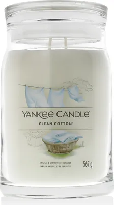 Obrázok produktu pre Yankee Candle Signature vonná svíčka Clean Bavlna 567 g