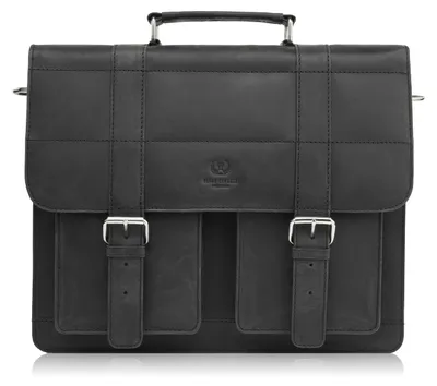 Produktbild von Herren Leder Arbeitstasche schwarz Paolo Peruzzi T-100-HBL