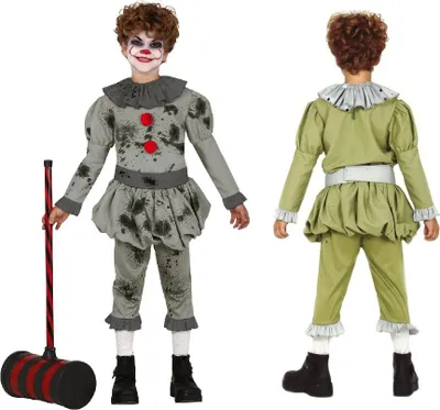 Produktbild von Clown Horror Halloween Kostüm 7-9 Jahre
