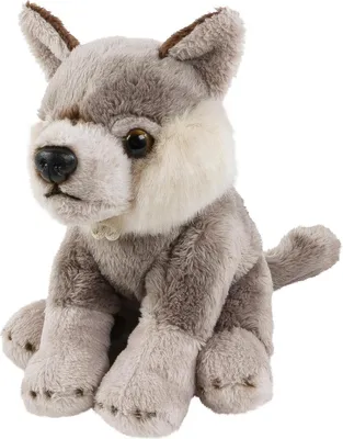 Produktbild von Kuscheltier Wolf sitzend 15 cm Plüschtier