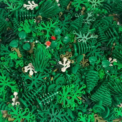Obrázok produktu pre LEGO® Green Stuff Rastliny Listy Zmiešané NOVINKA! Množstvo 50x