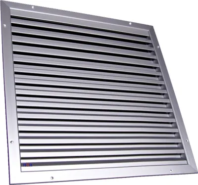 Produktbild von Lüftungsgitter LG-5050 RAA Alu eloxiert 545 x545mm Zuluft Abluft Lamellengitter
