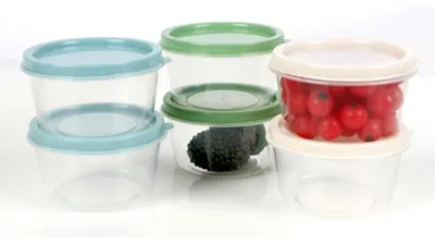 Produktbild von 24x BURI Vorratsdosen 6er Set Deckel Gefäß Box Behälter Aufbewahrung Kekse Reis