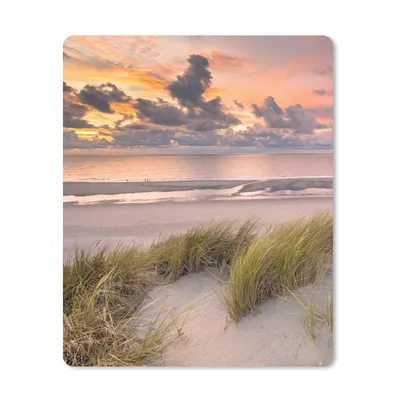 Produktbild von MuchoWow® Mauspad Mousepad Sonnenuntergang - Düne - Strand - Pflanzen - Meer 30x40 cm - Mousepads - Maus Mat - Pad - Mausunterlage - Mausmatten