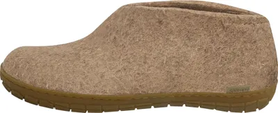 Produktbild von glerups Naturkautschuksohle Hausschuh Füße bleiben warm und trocken durch Wolle, Flexible Sohle für Hineinschlüpfen, Bequemes Tragegefühl ohne Jucken.
